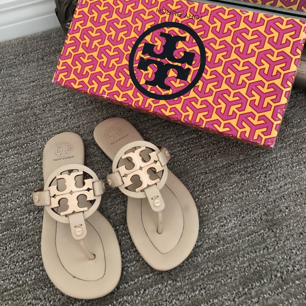 Tory Burch Miller flip flops